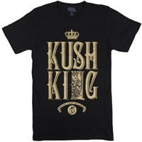 Seven Leaf Kush King Black T-Shirt - Men's
