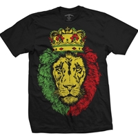 RastaEmpire Crowned Lion Black T-Shirt – Men’s
