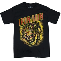 RastaEmpire Iron Lion Black T-Shirt – Men’s 