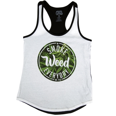 Ladies Smoke Weed Everyday Tank by SevenLeaf.com