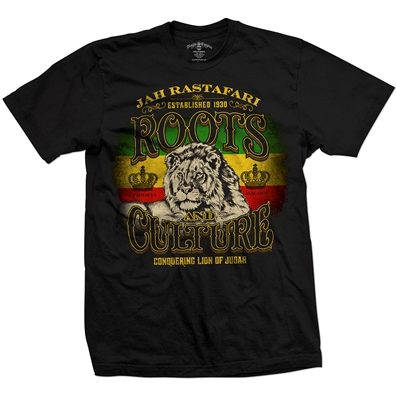 RastaEmpire Roots & Culture Black T-Shirt – Men’s