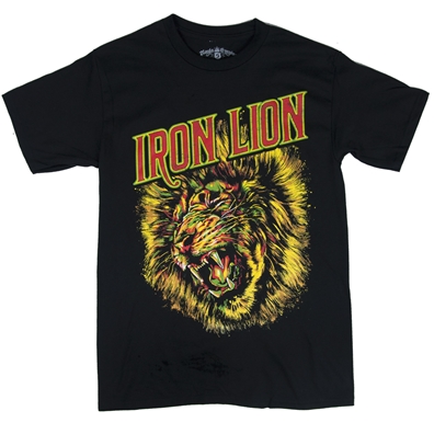 RastaEmpire Iron Lion Black T-Shirt – Men’s