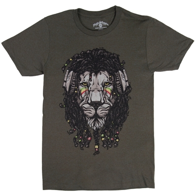 RastaEmpire Reggae Lion Brown T-Shirt – Men’s
