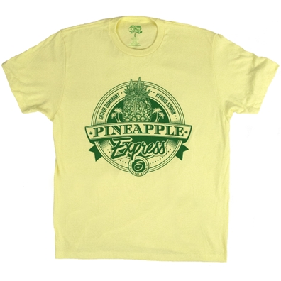 Seven Leaf Pineapple Express Strain Yellow T-Shirt - Men's